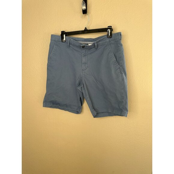 Members Only Mens Blue Shorts 34 everyday flat cotton‎ zipper button summer - Picture 1 of 6